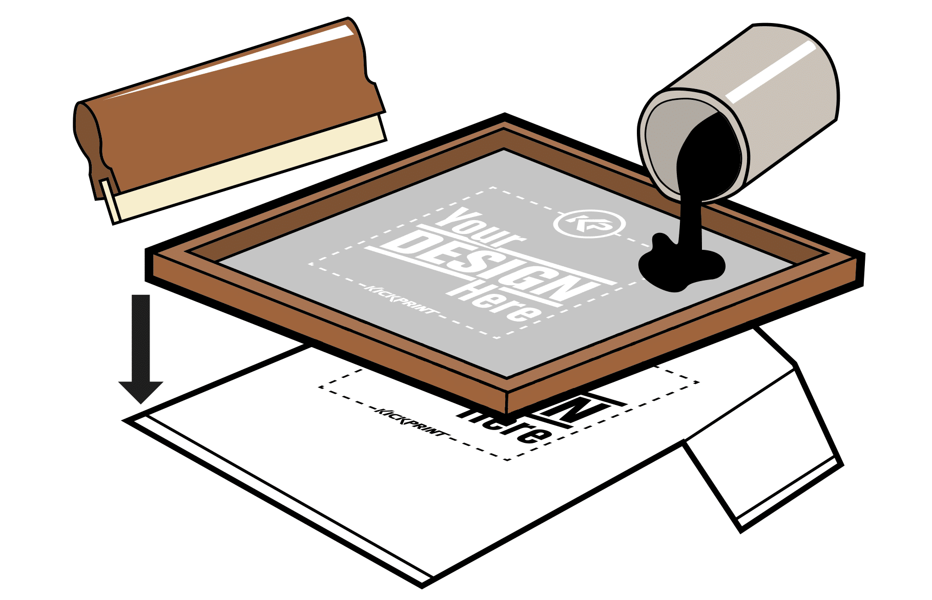 Screen Printing Apparel and Merch Kick Print