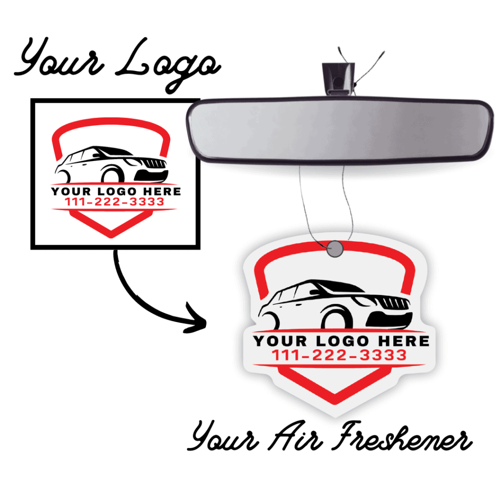 Full Color Die Cut Air Fresheners Kick Print